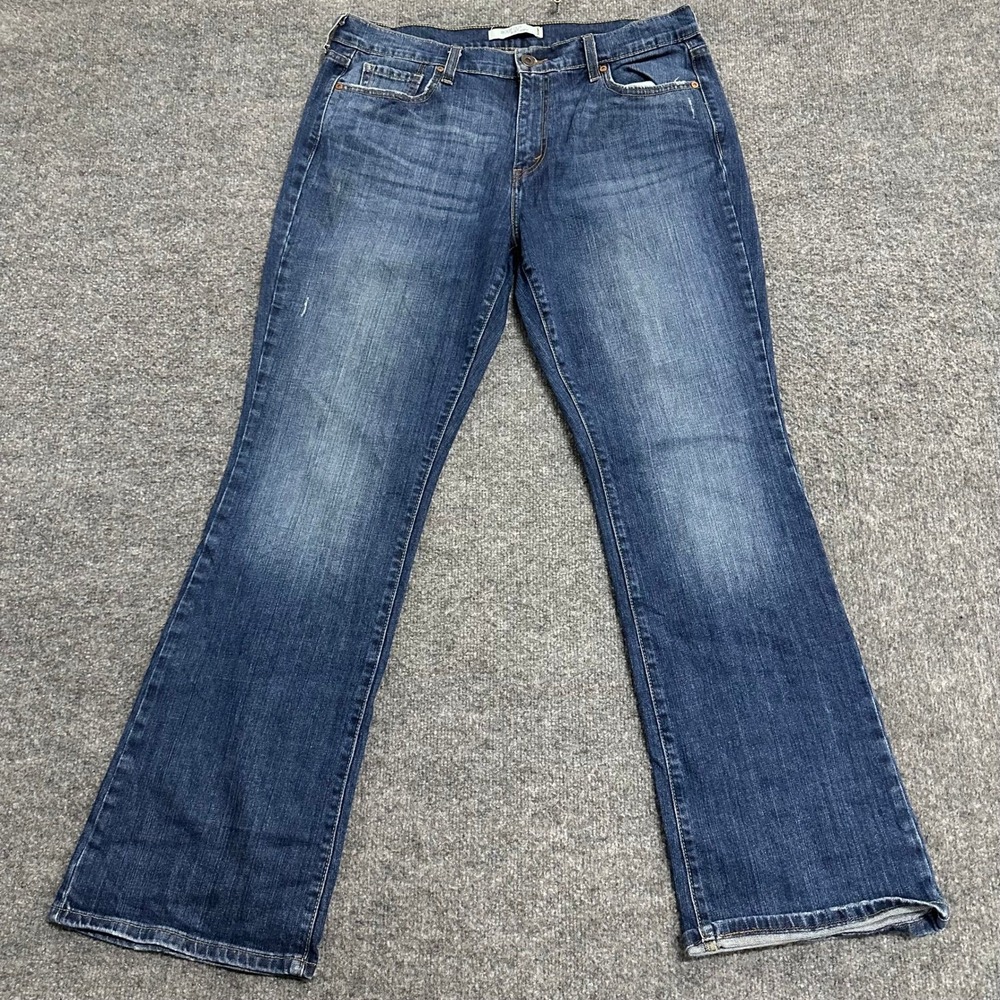 Levi's Jeans Womens Size 14 M Blue 515 Bootcut Stretch Denim Mid Rise Classic